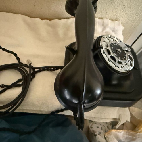 Siemens iron telephone 1930 used, functional
