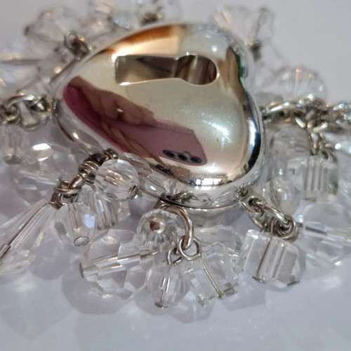 Dior Pretty Charms 002 Gloss Lipstick Pink Enchant 002 used, silver-toned
