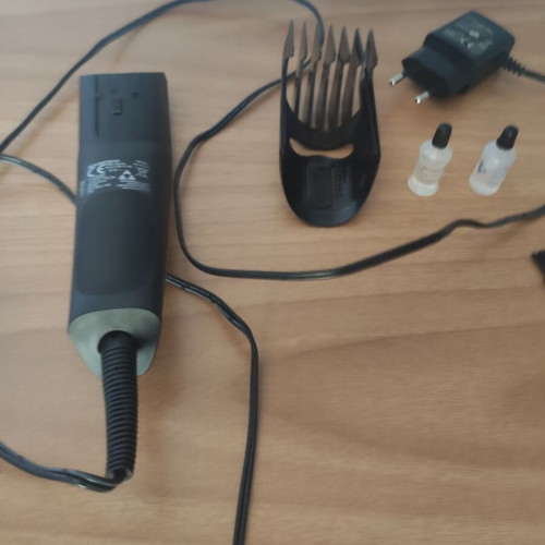 Silvercrest hair and beard clipper black/silver with accessories