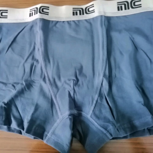 Nina Club boxer new, cotton blend with external elastic, black and blue