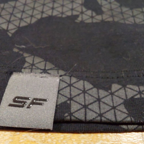Scuderia Ferrari Camouflage Shirt Size S like new, black and gray