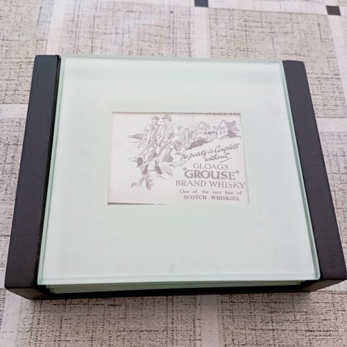 The Famous Grouse glass coaster set, 5 sets of 4 pieces