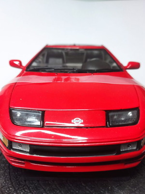 Metal model Kyosho Nissan 300zx Twin Turbo LH Drive Red Fairlady Z 08071 1:18 new