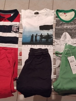 Boys' summer clothes like new, 26 pieces, age 10-11