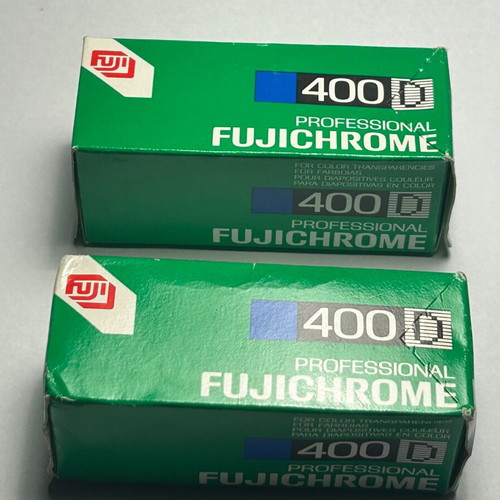 Fuji Chrome Professional 400D RHP 120 Film new, set of 2