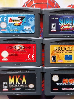 Game Boy Advance 6 παιχνίδια fighting σαν καινούργια