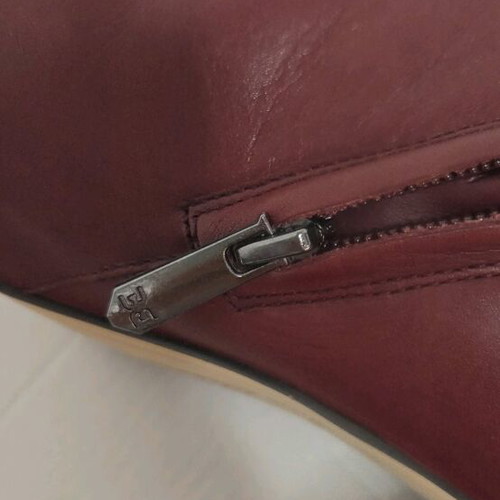 Sam Edelman ankle boots like new, red, size 38.5, 9.5 cm heel