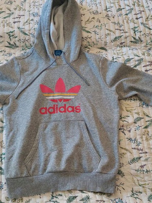 Adidas grey hoodie size M like new