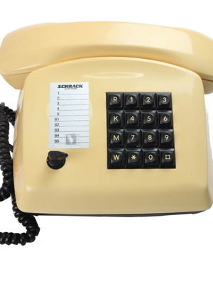 Ενσύρματη τηλεφωνική συσκευή του 1980 καινούργια