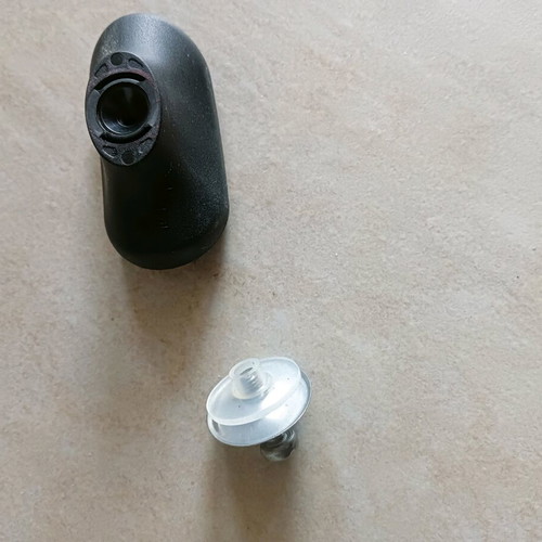 Pot lid handle used, black