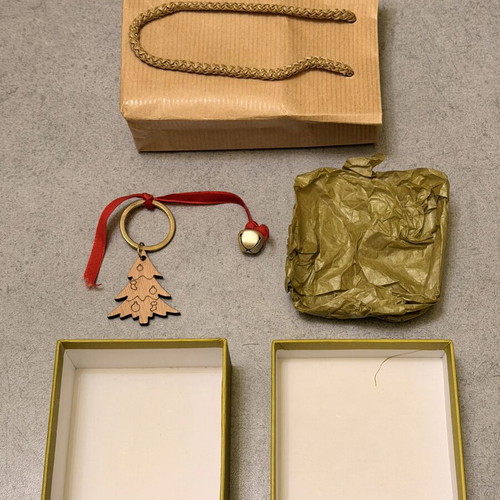 Seasonal Christmas keychains for gifts