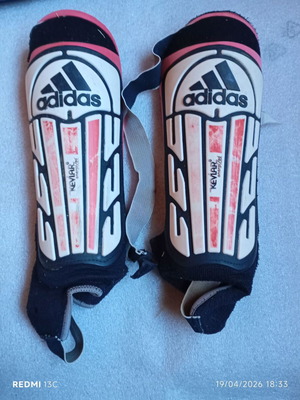 Adidas Kevlar shin guards used with ankle protection