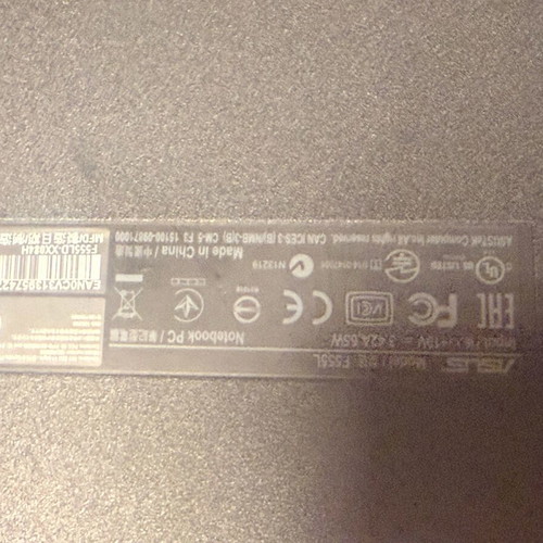 Asus X555LD laptop like new with Core i5, 8GB RAM, NVIDIA, SSD