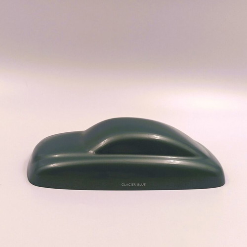 Vintage Car Paint Sample Speed Shape Glacier Blue