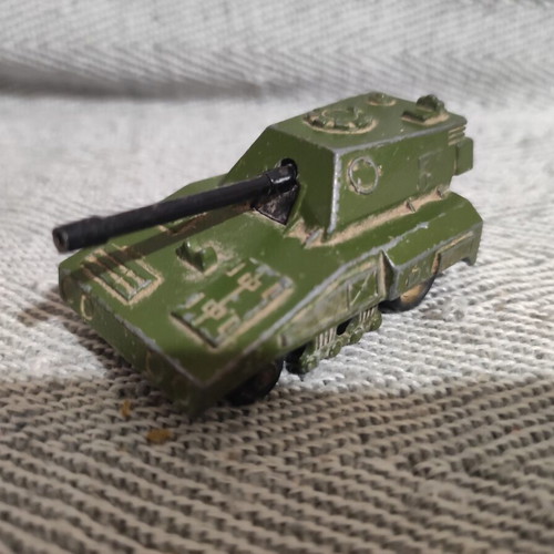 Lesney military vehicle used, collectible 1976 Rolamatics 6 cm