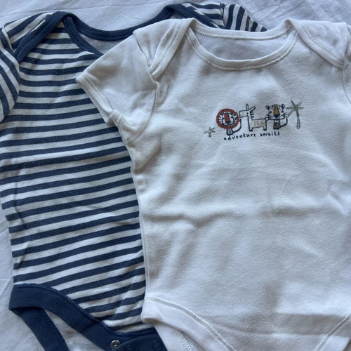 Baby bodysuits pack of 10 for 9-12 months, like new