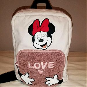 Ζara Minnie backpack, ανοιχτό Ροζ σακίδιο, μικρό μέγεθος