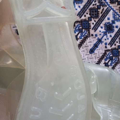 Buffalo transparent beach shoes size 45
