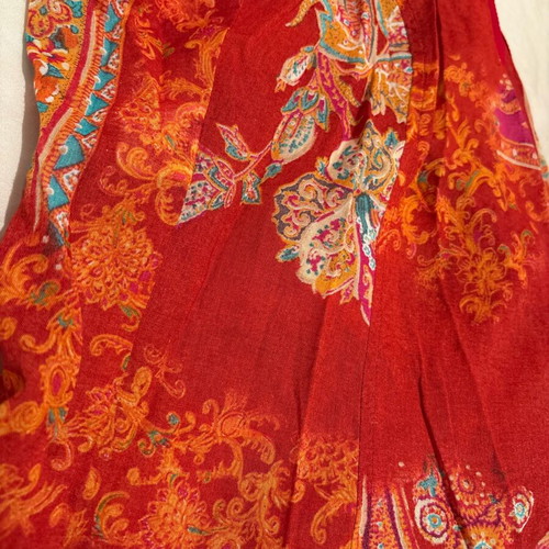 Toi&Moi women's top vest like new, red and turquoise