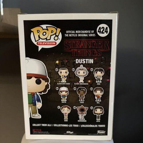 Dustin #424 Stranger Things Funko Pop like new