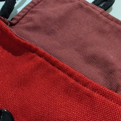 Red Shoulder Bag used, 17x17 cm