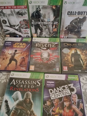 Pack of 8 New Sealed Xbox 360 Games