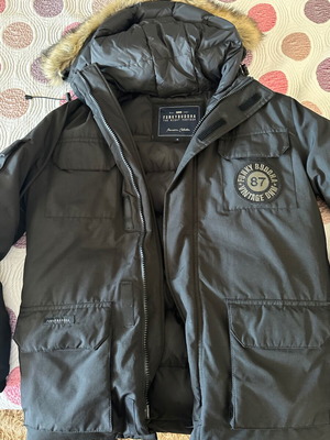 Μπουφάν τύπου parka μαύρο Funky Buddha Medium σαν καινούργιο