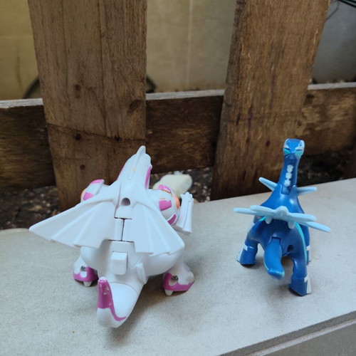 Pokémon Dialga & Palkia collectible figures used, McDonald's 2018 set