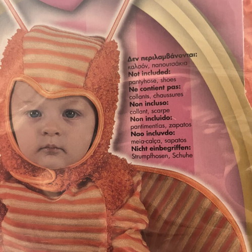 Carnival children's bee costume new for 12 months old
