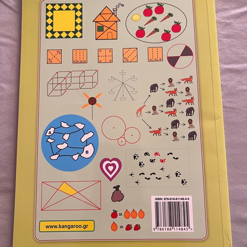 Kangaroo mathematics books used, set of two for international contest