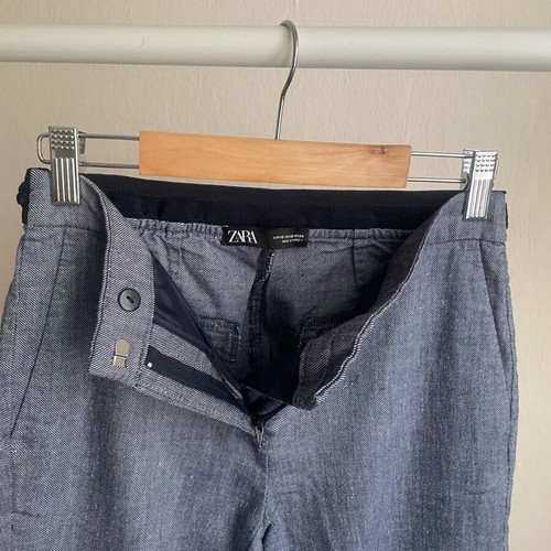 Zara elastic pants like new, blue, size XS