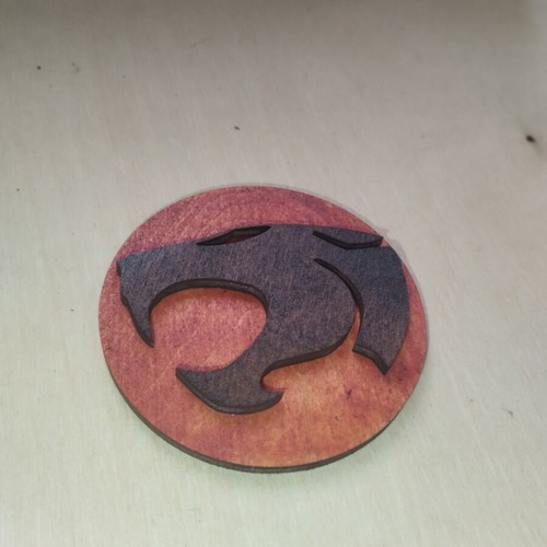 Thundercats wooden decoration, 10cm
