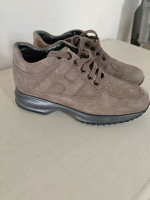Hogan athletic shoes like new, brown, size 35