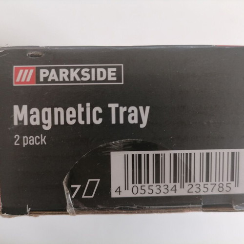 Parkside magnetic trays new, pack of 2 stainless steel
