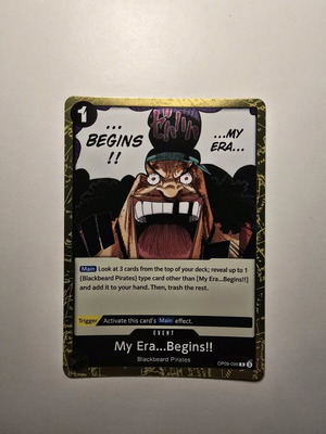 My Era Begins!! One Piece Card Game OP09-096 like new