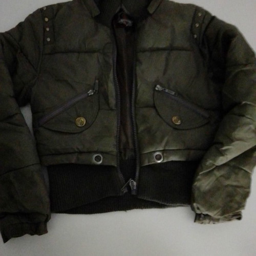 Kamora jacket used, women's olive color size XS