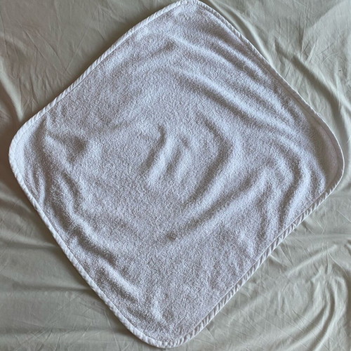 Baby Care Hooded Towel like new with NUK pacifier gift