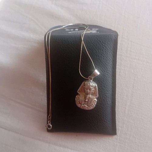 Egyptian Pharaoh Cleopatra pendant new, silver