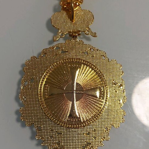Archieratic engolpia new, two pieces with enamel gilded