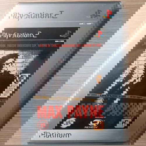 Max Payne [Platinum] for PlayStation 2 like new, English complete