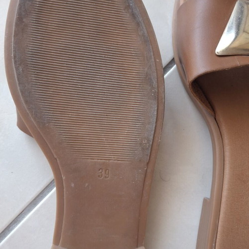 Migato leather slippers used, size 39