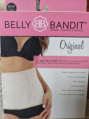 Belly Bandit Ζώνη εγκυμοσύνης XS μαύρη καινούργια
