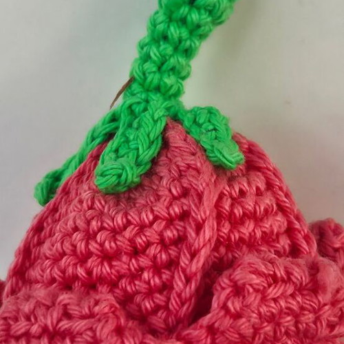 Flower Gnome handmade decorative item new, crocheted