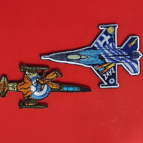 Hellenic Air Force F-16 Zeus and 336 Squadron Olympus Pilot Patches new