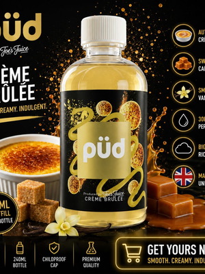 Püd Crème Brûlée 200ml by Joe's Juice new