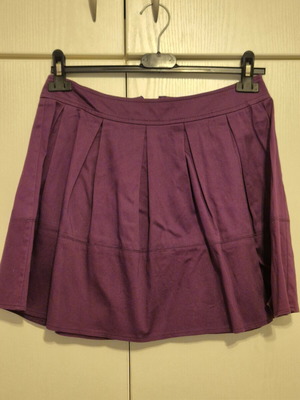 ASOS skirt short flared, like new, purple, size M