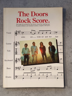 The Doors Rock Score παρτιτούρα μεταχειρισμένη, αυθεντική έκδοση 1995