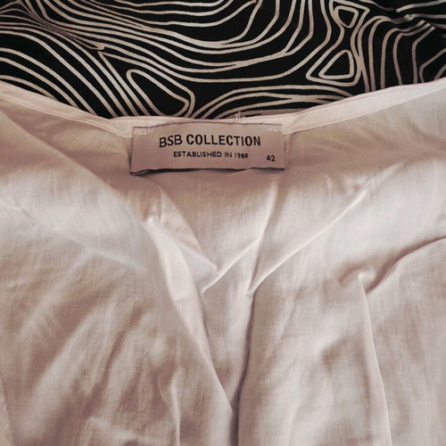 BSB lace detailed tie top like new, white, size S