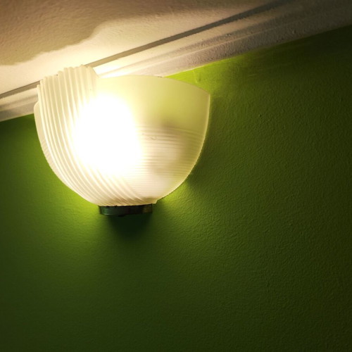 2 glass wall lamps - they have glass with sandblasting - 30 euros each - both together 50 euros