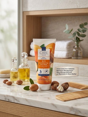 Avon Care 3-in-1 Hair Mask Stay Strong 200ml with Apricot and Shea Butter